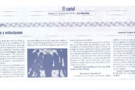 Trayectoria y entusiasmo