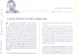 Calle Diego Dublé Urrutia