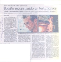 Bolaño reconstruido en testimonios