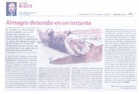 Almagro detenido en un instante