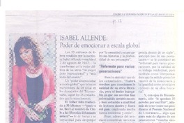 Poder emocionar a escala global