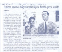 Publican polémica biografía sobre la hija de Allende que se suicidó