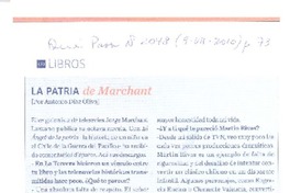 La patria de Marchant (entrevista)