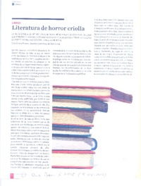 Literatura de horror criolla