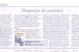 Maquetas de santidad