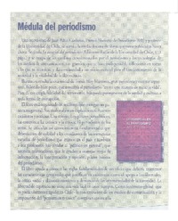 Médula del periodismo