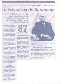 Las Cenizas de Saramago