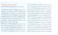 Fina selección