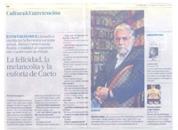 La felicidad, la melancolía y la euforia de Cueto