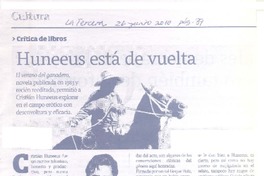 Huneeus está de vuelta