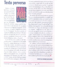 Texto perverso