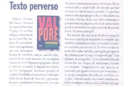 Texto perverso