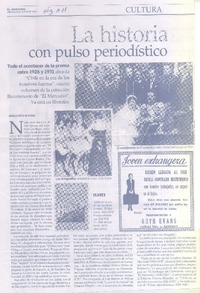 La historia con pulso periodístico