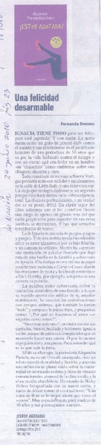 Una felicidad desarmable