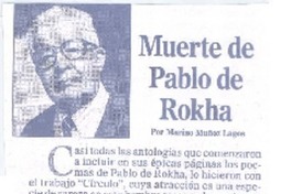 Muerte de Pablo de Rokha
