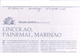 Lincolao, Painemal, Marinao