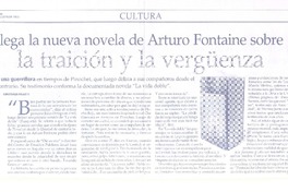 Llega la nueva novela de Aruro Fontaine Talavera sobre la traición y la vergüenza