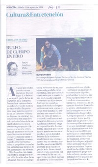 Rulfo, de cuerpo entero