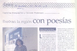 Ilustran la región con poesías