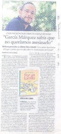 "García Márquez sabía qie no queríamos asesinarlo"