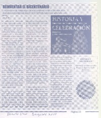 Reinventar el bicentenario