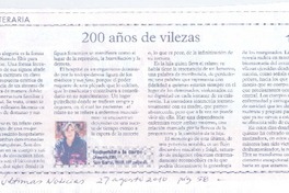 200 años de vilezas