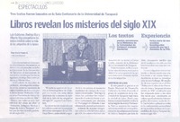 Libros revelan los misterios del siglo 19