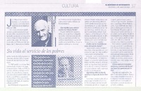 Su vida al servicio de los pobres (entrevista)