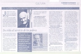 Su vida al servicio de los pobres (entrevista)