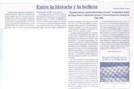 Entre la historia y la belleza