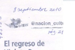 El Regreso de Violeta Parra por Mónica Echeverría