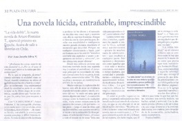 Una novela lúcida, entrañable, imprescindible