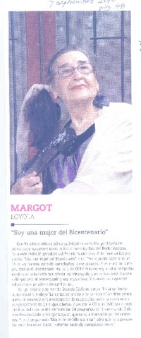 "Soy una mujer del Bicentenario"