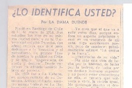 ¿Lo identifica usted?
