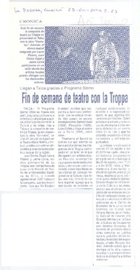 Fin de semana de teatro con La Troppa