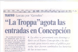 "La Troppa" agota las entradas en Concepción
