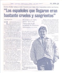 "Los españoles que llegaron eran bastante creueles y sangrientos" (entrevista)