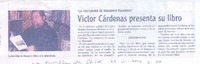 Víctor Cárdenas presenta su libro
