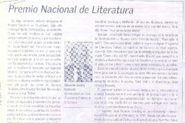 Premio Nacional de Literatura