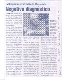 Negativo diagnóstico