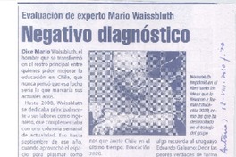 Negativo diagnóstico