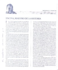 Encina, maestro de la historia