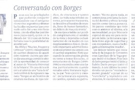 Conversando con Borges