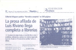 La prosa afilada de Luis rivano llega completa a librerías (entrevista)