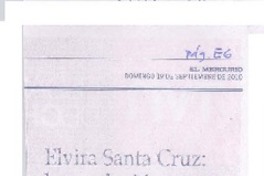 Elvira Santa Cruz, la revolución de la prensa