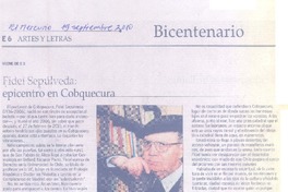 Epicentro en Cobquecura