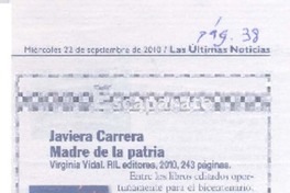 Javiera Carrera, madre de la patria