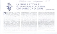 La Diamela Eltit da su golpe a la cátedra con Impuesto a la carne