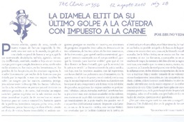 La Diamela Eltit da su golpe a la cátedra con Impuesto a la carne