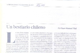 Un bestiario chileno